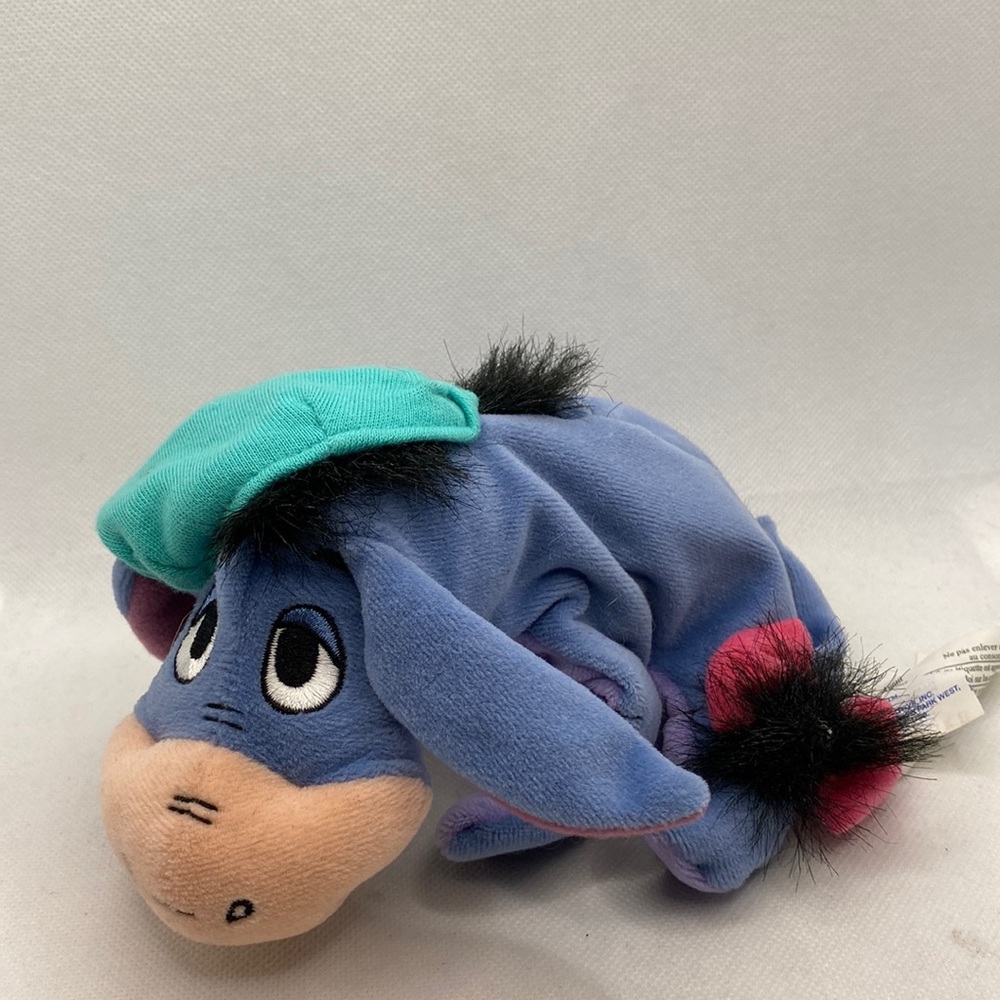 Disney Eeyore Sleep Time 8” Star Bean Mattel Plush Bean Bag Toy